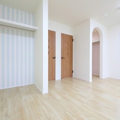 将来間仕切るを考えた子供部屋