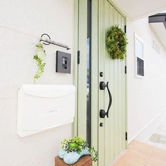 優しいグリーンで今日もフレッシュな「いってきます」を。