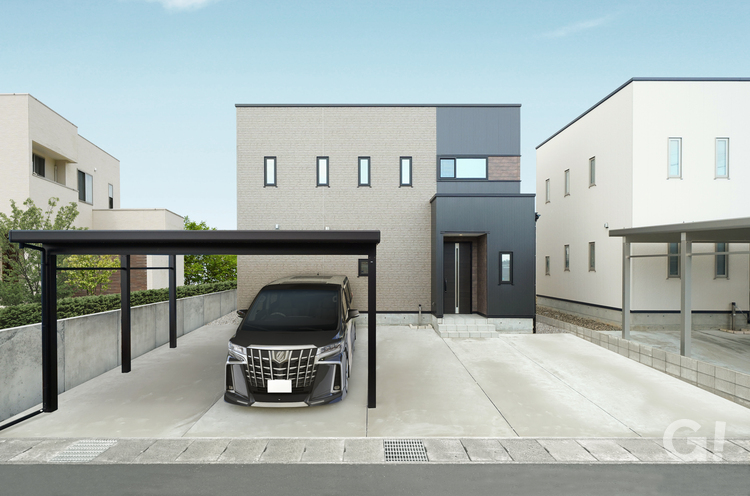 シックなシンプルモダンの外観