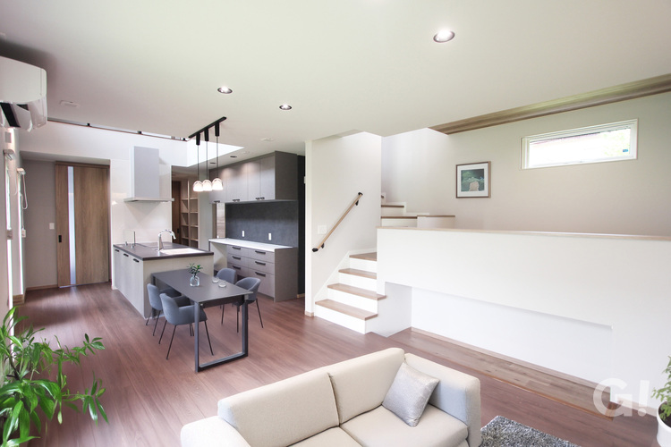 こだわりが詰まったナチュラルテイストのLDK