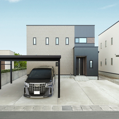 シックなシンプルモダンの外観