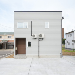 人気のキューブ型のお家