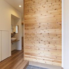 あると便利なセカンド手洗いがいい！優しい気持ちになれるシンプルモダンな玄関