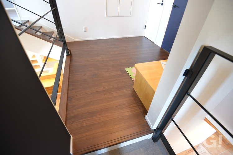 スキップフロアーのある高気密高断熱の家