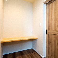 スポット型室内用物干しが叶う高性能注文住宅