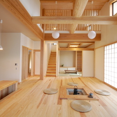 上質な和の設えの平屋。 ⁡