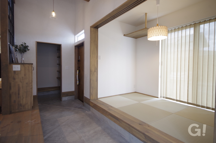 Japanese  natural Style　『和ナチュラル』な畳スペースは栃木県宇都宮市の川堀工務店（K-LIVING）まで！