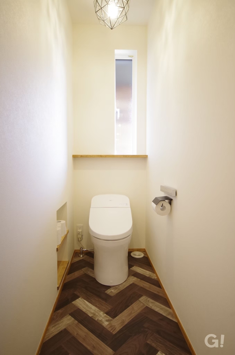 Natural Style　『ナチュラルスタイル』なトイレは栃木県宇都宮市の川堀工務店（K-LIVING）まで！