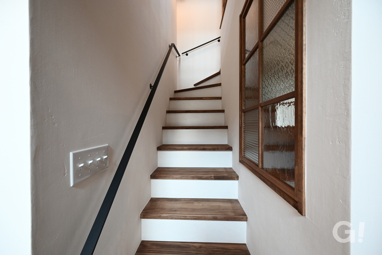 Provence Style『プロヴァンススタイル』な階段は栃木県宇都宮市の川堀工務店（K-LIVING）まで！