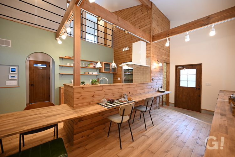 Natural country Style 『ナチュラルカントリースタイル』なダイニングキッチンは栃木県宇都宮市の川堀工務店（K-LIVING）まで！