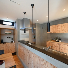 Newyork Style『ニューヨークスタイル』な造作キッチンは栃木県宇都宮市の川堀工務店（K-LIVING）まで！