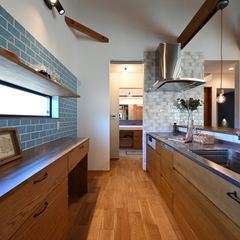 Natural cool Style『かっこいいナチュラルなスタイル』のキッチンは栃木県宇都宮市の川堀工務店(K-LIVING)まで！