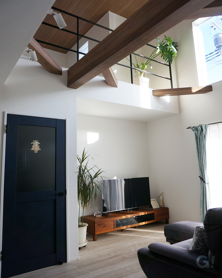 やわらかな光のリビング