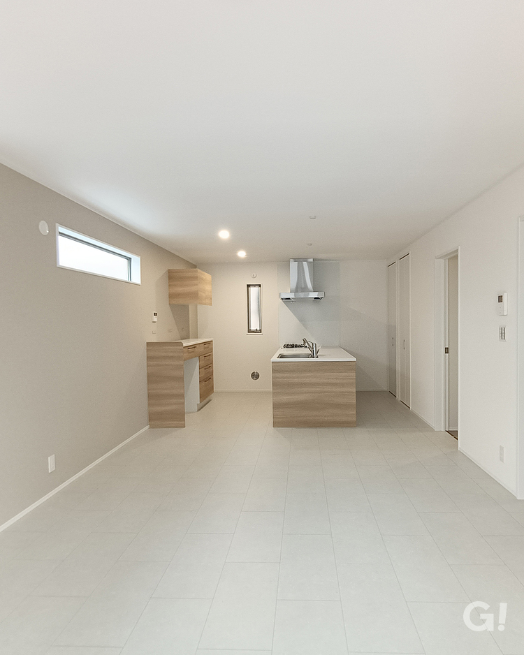 余白を活かした美しいキッチン