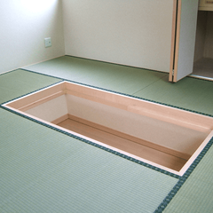 掘りごたつ設置の和室