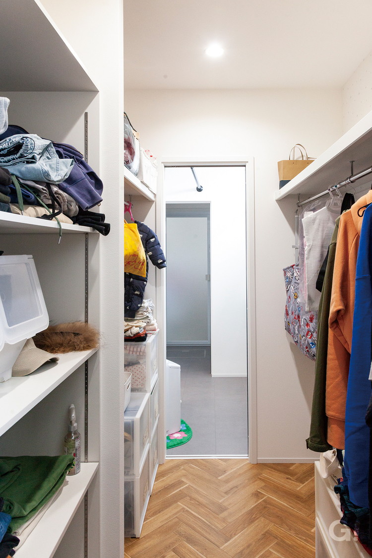 ファミリークローゼット＆ランドリールーム