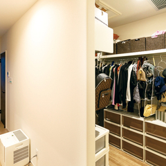 生活動線を考えたファミリークローク