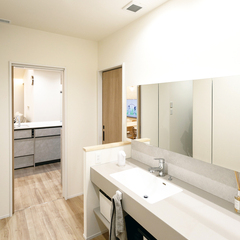 広々洗面脱衣室