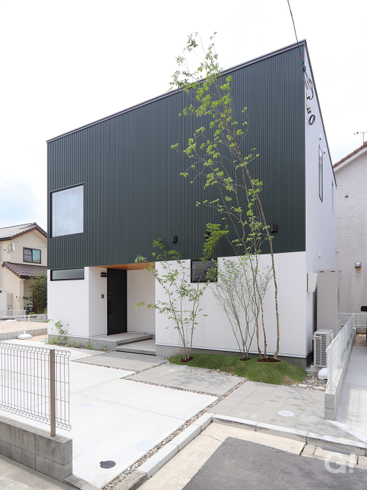 直線につながるデザインにこだわり抜いたシンプルモダンな家