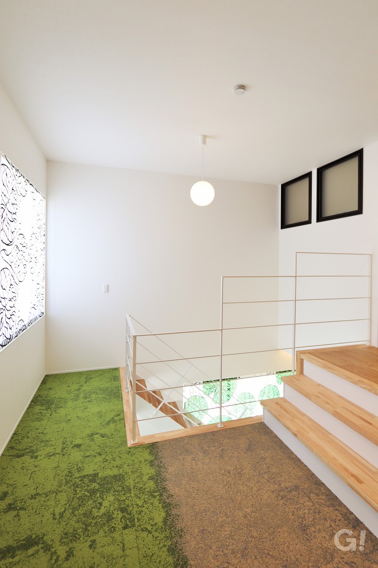 自然の中にいるような感覚に浸れる北欧ナチュラルなスキップフロア