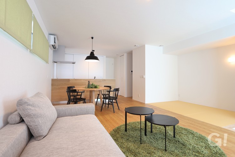 ほっとリラックス！家族の気配を身近に感じて過ごせる北欧モダンなLDK