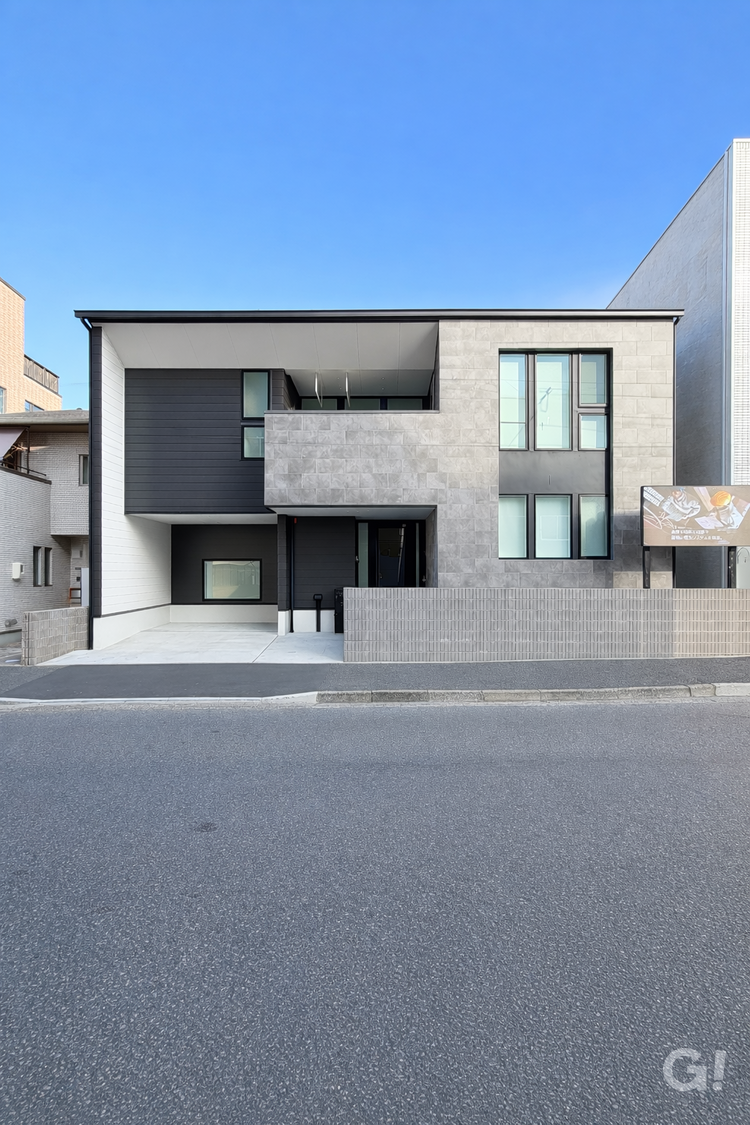 思わず見惚れてしまう！モノトーンで大人カッコいいシンプルモダンな家