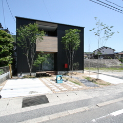 注文住宅の北欧スタイルが似合うかっこいいキューブ型外観