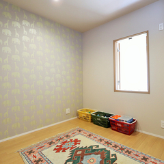 注文住宅の壁紙でデザインするかわいいキッズルーム
