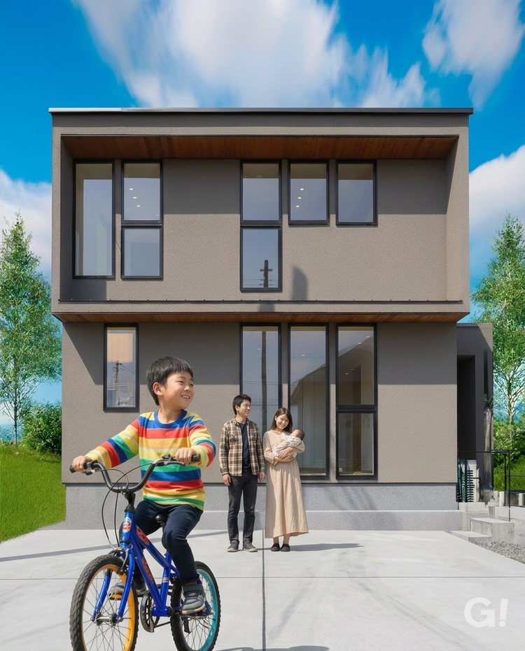 立地条件を活かしたビューポイントのある住まい　外観