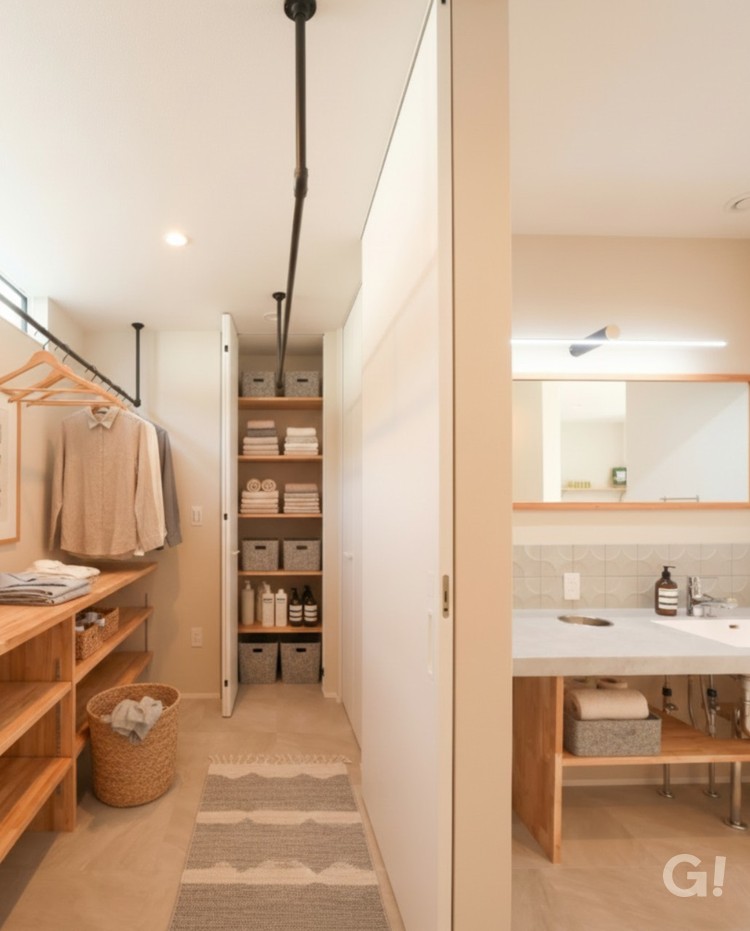 立地条件を活かしたビューポイントのある住まい　家事室