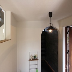 回遊できる間取り　玄関ホール