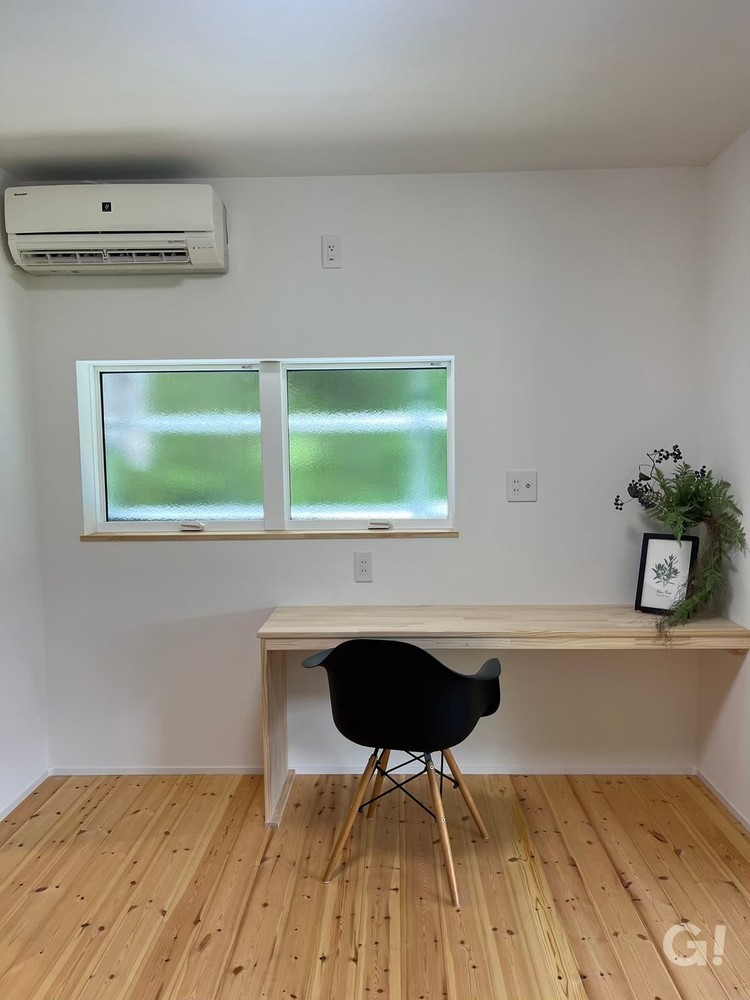 集中した自分時間で仕事も捗るシンプルモダンなワークスペース