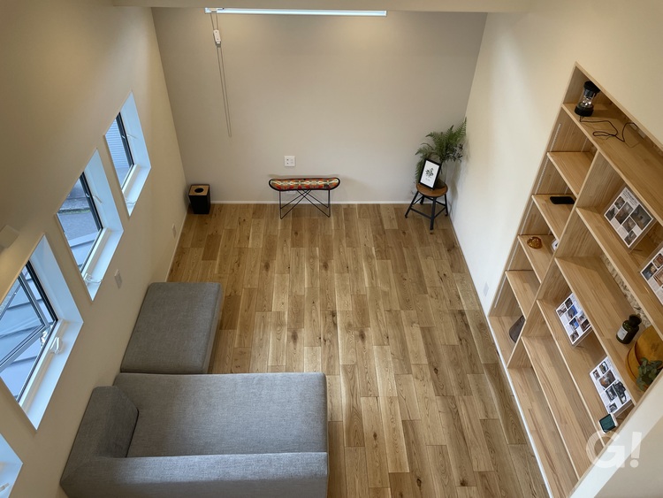 シンプルモダンなリビング