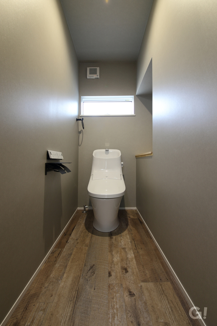 空間を有効活用したトイレ