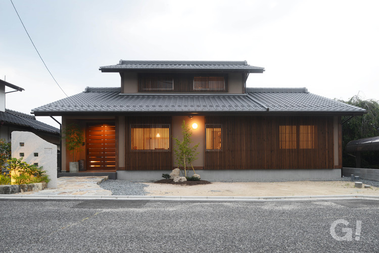 和風京町家風の建築のお家写真