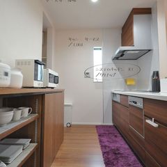 こだわりのスタイリッシュなキッチンルーム