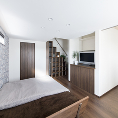 デザイン住宅の家族だけの空間を作れるオシャレな寝室