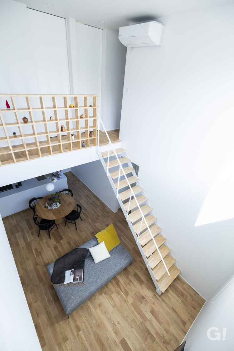 どこに居てもコミュニケーションを最優先できるデザイナーズ住宅のLDK