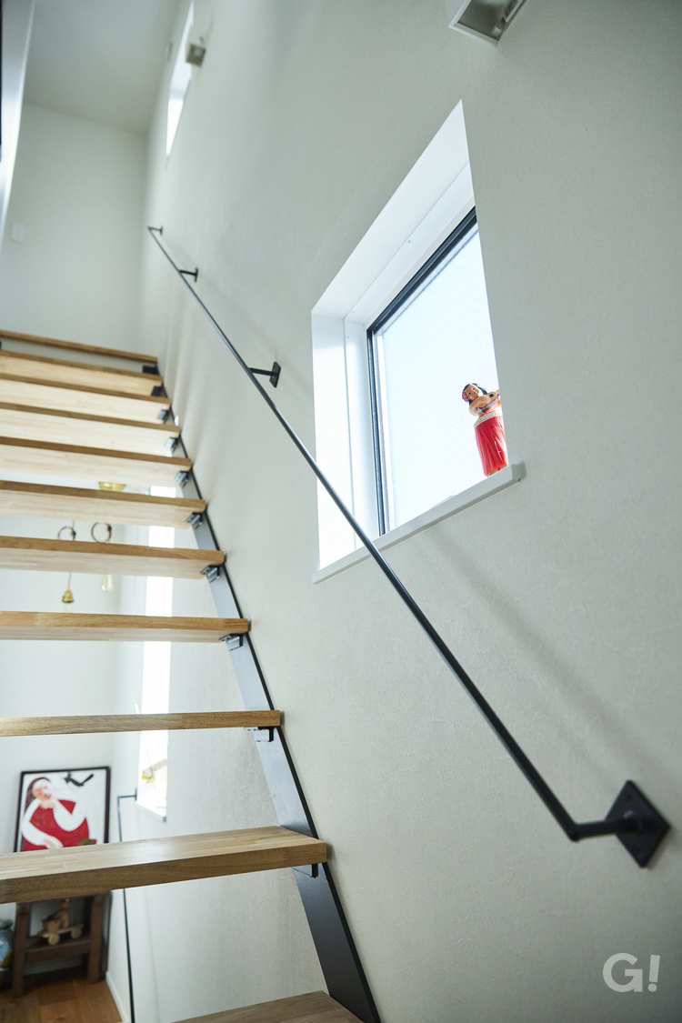 お家のお洒落アクセントとして存在をあらわすデザイナーズ住宅の階段