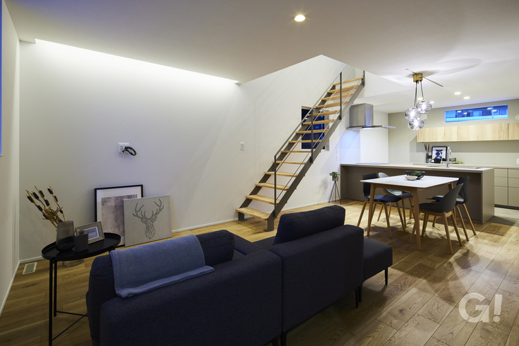 時間を忘れて心ゆくまでリラックスできるデザイナーズ住宅のLDK