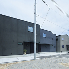 美しい街並みに魅了されるデザイナーズ住宅のシンプルモダン外観