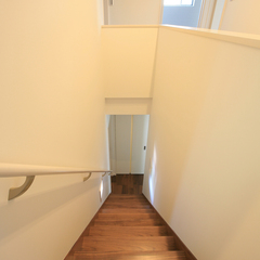 ゆるやかな傾斜の安心階段