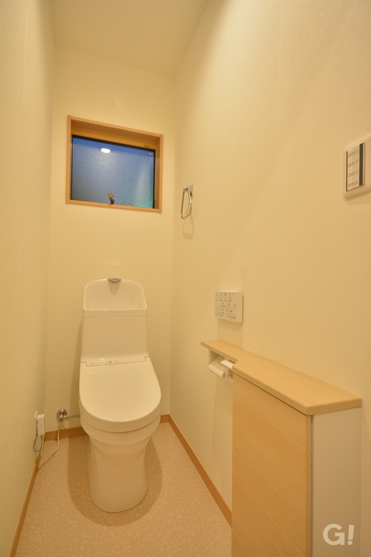優しく心癒される北欧風トイレがあるパッシブデザインの家
