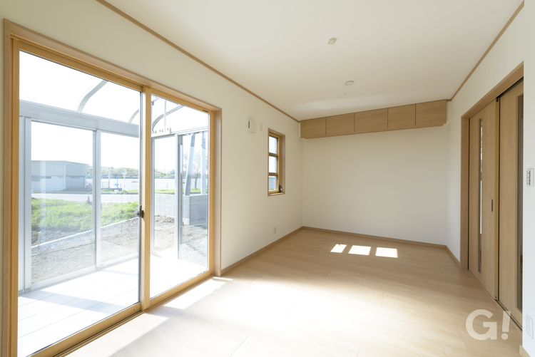 和風なランドリースペースは埼玉県川越市の三幸住宅にお任せください！