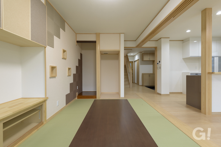 和モダンな和室は埼玉県川越市の三幸住宅まで！