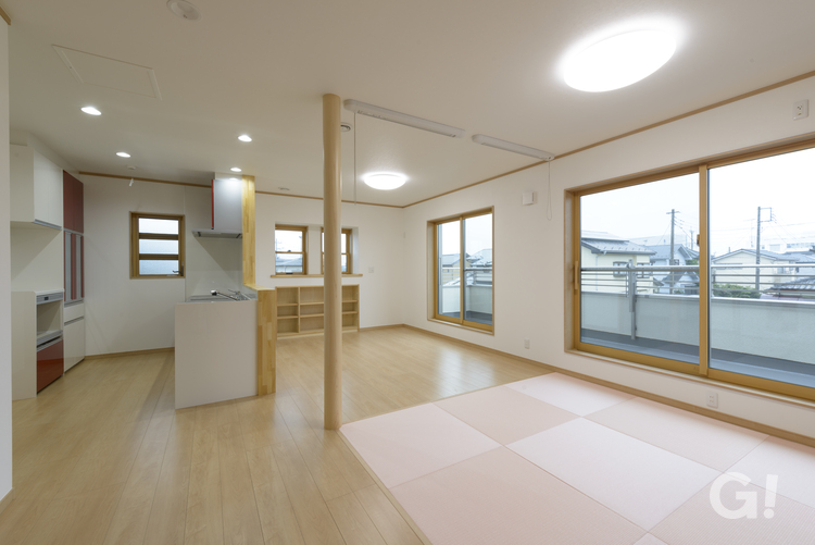 シンプルモダンなLDKは埼玉県川越市の三幸住宅まで！