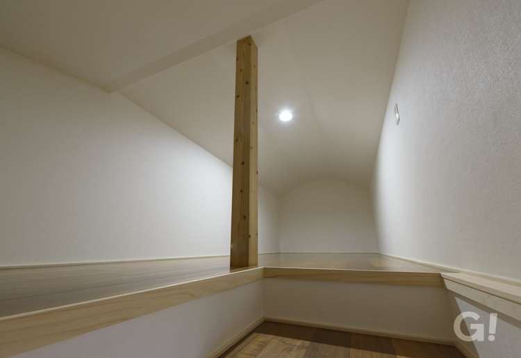 シンプルな屋根裏部屋は埼玉県川越市の三幸住宅まで！