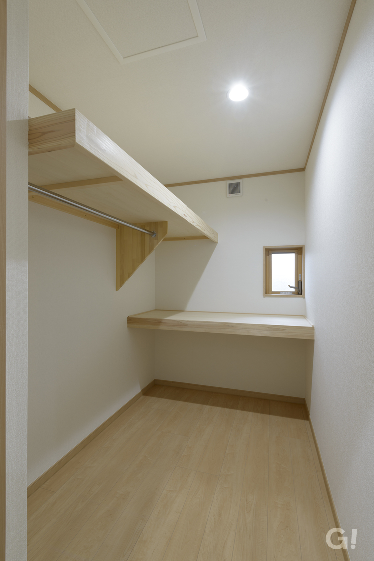 シンプルな納戸は埼玉県川越市の三幸住宅まで！
