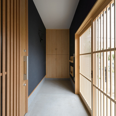 日本の伝統が感じられる和風住宅の玄関スペース