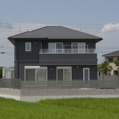シンプルモダンな外構は埼玉県川越市の三幸住宅にお任せください！
